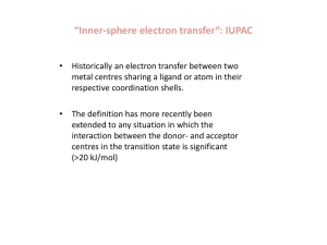 “Inner-sphere electron transfer“: IUPAC