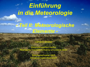 EinfidMet-II-3 - Meteorologisches Institut der Universität Bonn