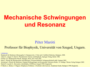 9. Schwingungen und Resonanz