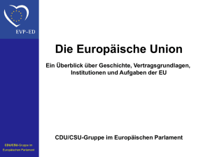 Der Rat der Europäischen Union