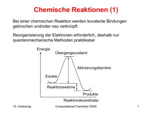 Chemische Reaktionen (1)