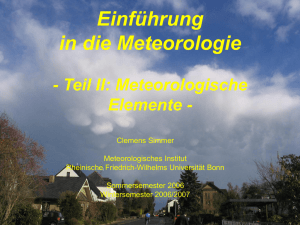 EinfidMet-II-1 - Meteorologisches Institut der Universität Bonn