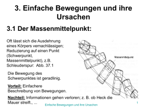 3. Einfache Bewegungen und ihre Ursachen