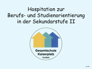 Powerpoint-Präsentation - Gesamtschule Kaiserplatz