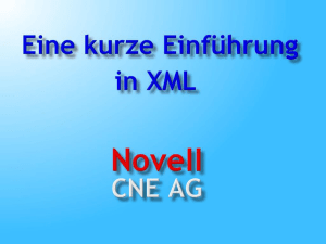 XML-Einführung 1