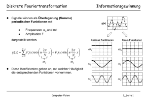 diskrete Fouriertransformation