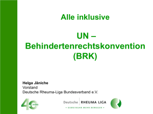 Zum Vortrag - Geton - Deutsche Rheuma-Liga