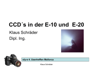 CCD in der E-10 und E-20 - oly-e.de