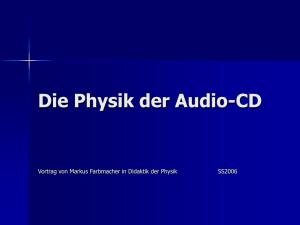 Die Physik der Audio-CD