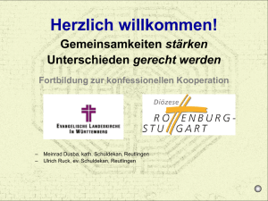 Kein Folientitel - Evangelischer Kirchenbezirk Reutlingen