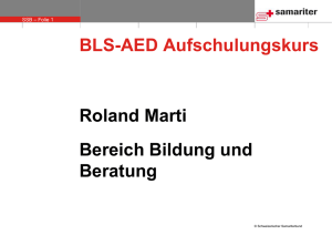 BLS-AED Aufschulungskurs