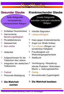 Der Glaube - sektenberatung.info