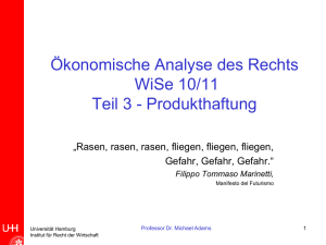 Analyse der Produkthaftung