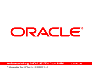 OWB_Screens_Jan_07 - Oracle Data Warehouse Community