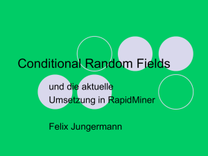 Felix Jungermann: Conditional Random Fields