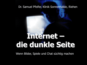 Internet - die dunkle Seite (ETH 2007) - seminare