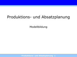 Modellierung (Produktions