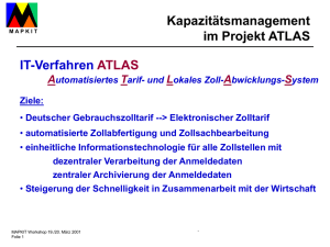 ATLAS-Zollabfertigungssystem