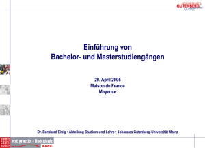Johannes Gutenberg-Universit&auml;t Mainz