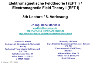 Lecture8 - Universität Kassel