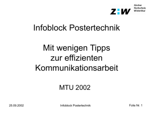 Infoblock Postertechnik 250902