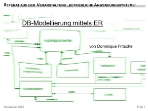 DB-Modellierung mit ER