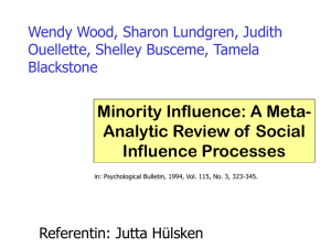 A Meta-Analytic Review of Social Influence Processes