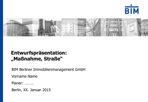 PPT - BIM Berliner Immobilienmanagement GmbH