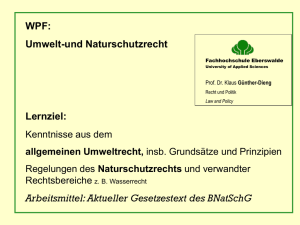 Kein Folientitel - Hochschule für nachhaltige Entwicklung Eberswalde