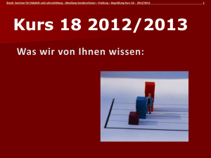 Kurs 18 2012/2013 - LEHRER-ONLINE-BW