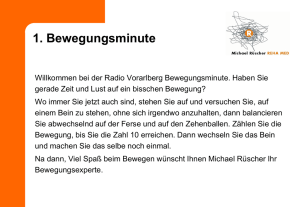 Radio Vorarlberg – wir bringen Bewegung ins Leben!