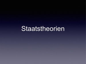 Staatstheorien - Stephan Sturm