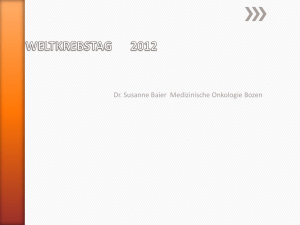 Die PowerPoint-Präsentation von Susanne Baier, Medizinische