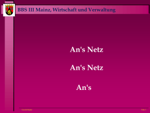 BBS III Mainz, Wirtschaft und Verwaltung