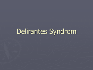 Delirantes Syndrom
