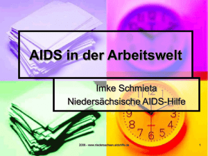 PowerPoint-Präsentation - Niedersächsische AIDS