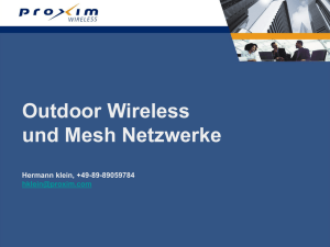 Wi-Fi Netzwerke - ARGE wireless