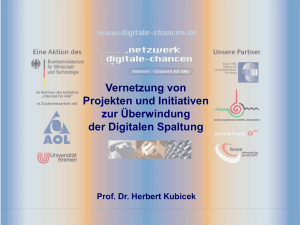 Netzwerk Digitale Chancen - Stiftung Digitale Chancen