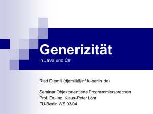 Generizität