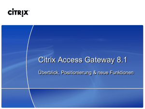 Citrix Access Gateway