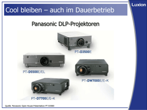 Panasonic DLP-Projektoren