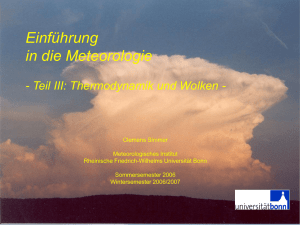 EinfidMet-III-1 - Meteorologisches Institut der Universität Bonn
