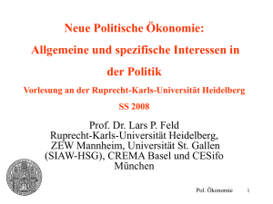 Allgemeine Interessen I - Universität Heidelberg