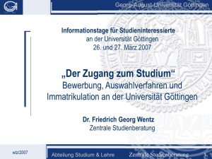 2 - Georg-August-Universit&auml;t G&ouml;ttingen