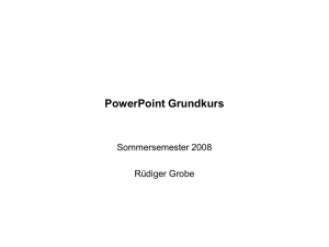 PowerPoint Grundkurs