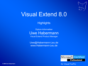 Highlights Visual Extend 8.0 - dFPUG