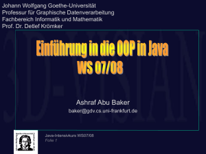 public - Professur Graphische Datenverarbeitung - Goethe