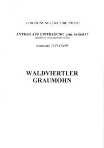 WALDVIERTLER GRAUMOHN