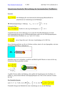 harmonischen Oszillators
