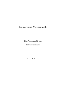 Numerische Mathematik